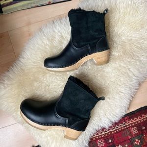 No 6. Shearling Clog Boots 39s